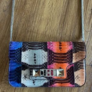 Proenza Schouler PS11 Snakeskin Chain Wallet